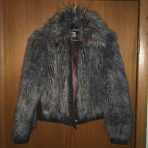 Faux fur jacket